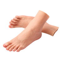 Prothèse de jambe et de pied artificiels en silicone, haute simulation, portables, pour couvrir les cicatrices, pour Halloween, les fêtes et les cosplayers