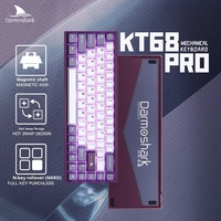 Darmoshark KT68PRO 68 Key Wired Hall Effect Magnetic Gaming Keyboard 8K Polling Rate Rapid Trigger 0.1mm Aluminum for PC Esports