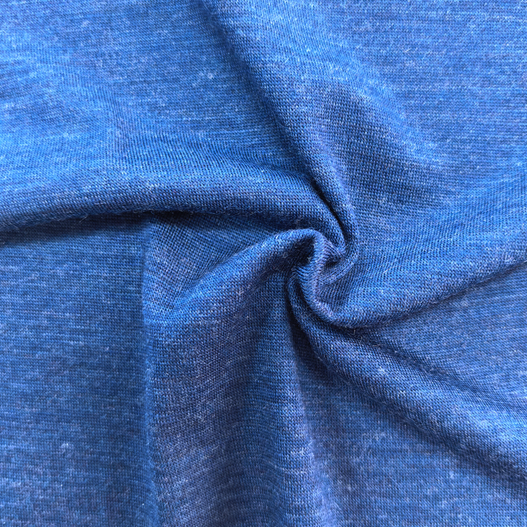 Premium Quality 26S Lightweight 165GSM Plain Dyed Cashmere Moisture Wicking 100%Wool Single Jersey Fabric For T-shirt,Pajamas