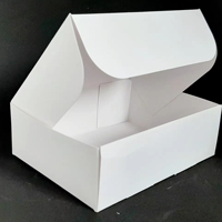 Boîte d'expédition en carton ondulé pour vêtements, avec logo personnalisé, couleur marron, pour l'envoi de colis de vêtements