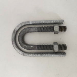 DIN3570 Personalizado varios tamaños Conector de tubería compatible Cruz Doble abrazadera de tubería en forma de <span class=keywords><strong>U</strong></span> Pernos en <span class=keywords><strong>U</strong></span> - Product Image 4