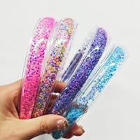 Bandeaux pour enfants Transparent plastique coloré coulant paillettes étoiles mode doux brillant enfants bébé filles Sequin bandeaux
