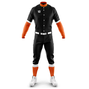 Ensemble d'uniformes de baseball haut de gamme, solutions d'identité d'équipe professionnelles, technologie d'impression avancée, séchage rapide, respirant, 100% - Product Image 6
