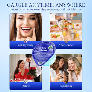 Estante al por menor Aliento fresco Limpieza rápida Enfriamiento Menta Portátil Uso único Cápsula de sabor surtido Jelly Cup Kit de enjuague bucal - Product Image 4