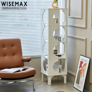 WISEMAX MOBILIÁRIO casa mobiliário acrílico quarto de estudo estantes altura lado opcional armário cor branca verde prateleiras vivas