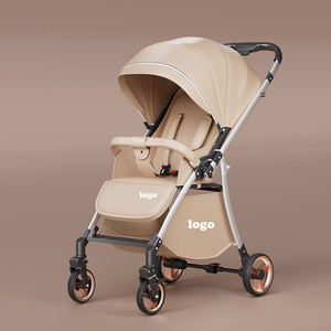 รถเข็นเด็กน้ำหนักเบาแบบพับได้รถเข็นเด็กสองทางสำหรับภูมิประเทศภูมิประเทศที่สูง - Product Image 4