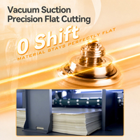 Máquina de Corte de Etiquetas de Formato Grande 600 Suc Pro B, Cortadora de Etiquetas Automática de Doble Cabezal de 600 mm, Plotter con Motor Servo CCD
