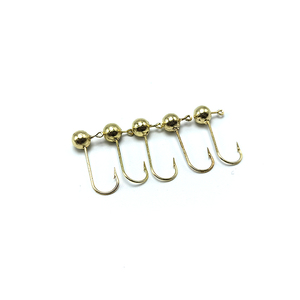 ตะขอจิ๊กเฮดสีทอง ตะขอจิ๊กเฮดตะกั่ว 1 กรัม ตะขอตกปลา - Product Image 3
