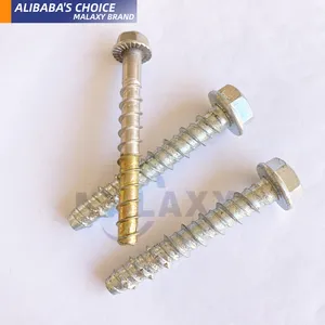 MALAXY M10 Stainless Steel 304 316 A2 A4 Expansion Rock Concrete Wedge Anchor Bolt