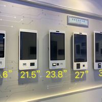 Kiosque de commande automatique Touchwo 15,6 21,5 24 32 pouces pour restaurant, avec impression et paiement en libre-service
