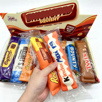 Jouet Squishy Barre de Chocolat Simulée, Jouet Anti-Stress Créatif à Remontée Lente, Réplique Alimentaire Réaliste pour le Jeu et la Relaxation