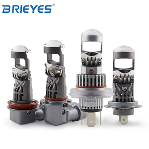 Brieyes Auto Mini Projecteur Objectif H7 H8 H11 HB3 HB4 H4 Plug & Play 28W 2800LM Chaque Ampoule Conception Sans Fil - Product Image 1
