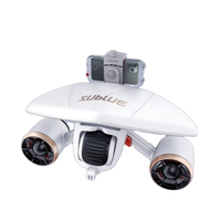 SUBLUE 2026 - Scooter sous-marin Whiteshark MixPro Dual amélioré, ultra-compact, léger, haute vitesse (1,8 m/s), profondeur 40 m, utilisation polyvalente