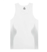 Débardeur de sport tricoté pour homme, respirant, séchage rapide, élastique, pour l'entraînement, la course, le basketball et le fitness