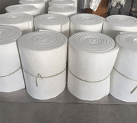 Couverture en fibres céramiques aiguilletées haute densité (128 kg/m³) - Idéale pour l'étanchéité des portes et des toits de fours.
