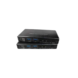 4K60HZ HDMI 2.0 KVM Switch RGB 4:4:4 8bit HDR& DO-lby vision USB3.0 2 IN 1 OUT