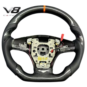 Volant de course en fibre de carbone véritable V8carbon pour Cobalt Malibu <span class=keywords><strong>Corvette</strong></span> C6 Z06, accessoires de voiture, pièces automobiles, style racing, personnalisé - Product Image 2