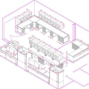 Design Personalizzati di Mobili Modulari per Laboratori, Arredamento Modulare per Laboratori - Product Image 2