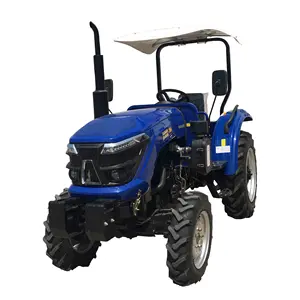 Traktor taman 4X4 mengimplementasikan traktor Mini 3 titik pertanian untuk industri ekstraktor