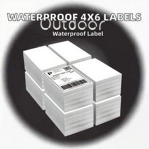 Étiquettes thermiques directes imperméables sensibles à la chaleur 4 x 6 pour codes-barres, autocollants pour bordereaux d'expédition, autocollants promotionnels pour les épiceries, étiquettes d'expédition - Product Image 4