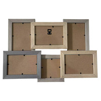 Bingkai Foto MDF DIY Grosir Cetak UV Ramah Lingkungan Ukuran Kustom 4x6" 5x7" 6x8" 8x10" Set Terlaris Gantung Dinding Kreatif