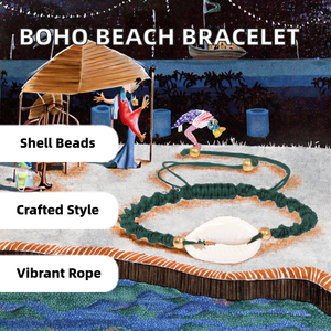 Coloré bohème artisanal été plage coquille perle tissage amitié pour Bracelet pour cadeaux bracelets porte-bonheur à la mode - Product Image 2