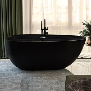 Vasca da Bagno in Pietra Artificiale Vendita Calda in Europa Vasca Idromassaggio con Massaggio a Getti Vasca Freestanding in Acrilico di Grandi Dimensioni - Product Image 2