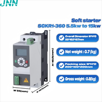 220V 380V 400V 440V 460V 480V 3 phase 5.5KW 7.5KW 11KW 15KW type en ligne démarreur progressif sans contacteur de dérivation pour moteur à courant alternatif