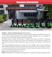 Chariot élévateur à plateforme électrique compact pour espaces étroits, élévation de 2 m, personnalisable, en acier inoxydable