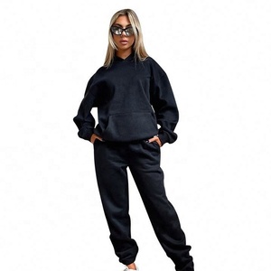 Fashion Solid Color Long Sleeve Hooded and Fleece Hoodie Women's <strong>Wear</strong> - Product Image 5