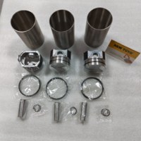Kit de chemises de cylindre Z482 D1105 D1703, kit de pistons D722 V1505 V2203, pièces de réparation moteur pour engins de construction Kubota