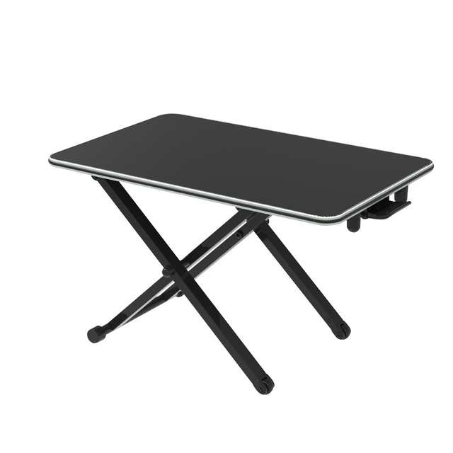 Compact Single Top Standing Desk Converter, Desktop Sit-Stand Monitor Lifter with Lift Height Adjustment