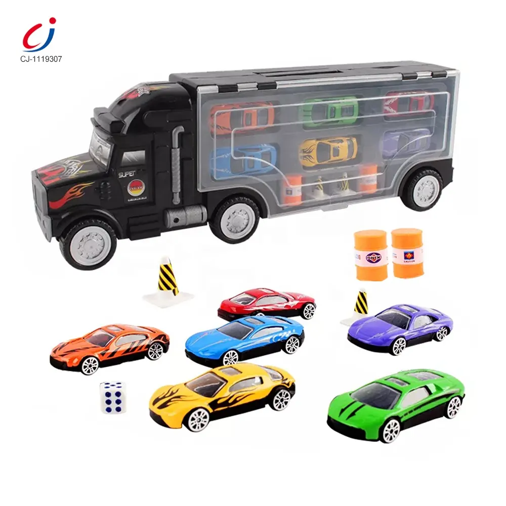Chengji – tracteur miniature en métal 1/27, kit de camion, modèle de voiture moulé sous pression, véhicules jouets, vente en gros