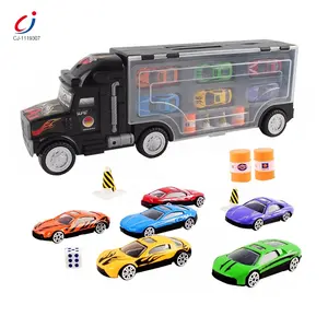 Chengji toptan 1/27 minyatür metal traktör kamyon takımı model araba döküm oyuncak araçlar