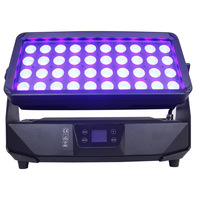 Projecteur LED ZY Haute Puissance 40x20W RGBW Ra80 en Alliage d'Aluminium, 50000 Heures, IP65, DMX512, Dimmable, pour Scène, Architecture Murale et Aménagement Paysager Extérieur