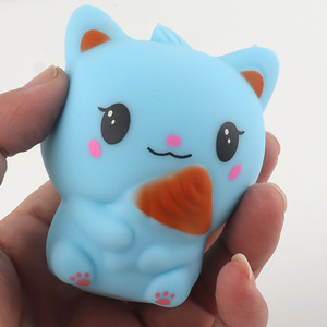 Dễ Thương Mềm Mèo Squish Đồ Chơi Trầm Cảm Chậm Reboud Bóp Đồ Chơi Động Vật Hình Dạng Cảm Giác Đồ Chơi Cho Đảng Ủng Hộ - Product Image 3