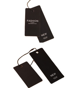 Tùy chỉnh dính Sticker Thẻ Giấy hộp <span class=keywords><strong>s</strong></span>óng quần áo tái chế nhãn dập nóng biểu tượng tùy chỉnh bao bì Thẻ quà tặng - Product Image 2