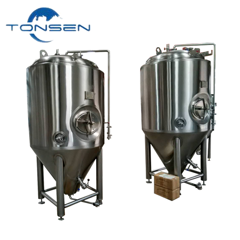 Glycol veste bière cuve de fermentation 500l 1000L 1500L 2000L réservoir de fermenteur conique