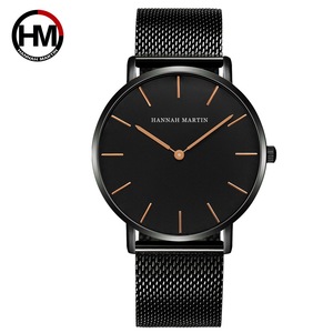 Hannah Martin CH02W Mouvement japonais Minimaliste Ultra-mince <span class=keywords><strong>Dw</strong></span> Milan Bande d'acier de précision tissée <span class=keywords><strong>Montre</strong></span> pour <span class=keywords><strong>homme</strong></span>, <span class=keywords><strong>Montre</strong></span> étanche - Product Image 5