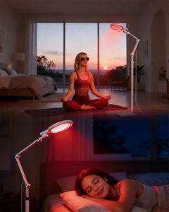 <span class=keywords><strong>Lampe</strong></span> de sol LED 2 en 1 avec lumière de thérapie par la lumière <span class=keywords><strong>du</strong></span> <span class=keywords><strong>jour</strong></span> 12000 Lux et lumière rouge 670 nm pour la lecture et la relaxation - Product Image 6