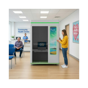 Solution <span class=keywords><strong>de</strong></span> Kiosque <span class=keywords><strong>de</strong></span> Santé HS-S600 pour Fournisseurs, avec Prise en Charge <span class=keywords><strong>de</strong></span> la Génération d'Énergie Solaire, Évaluation IA et Télésanté en Libre-Service - Product Image 5