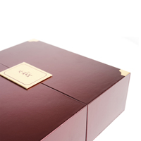 Caja de Papel Rígido Hecha a Mano con Relieve Personalizado para Almacenamiento de Cosméticos: Suero para el Cuidado de la Piel, Crema Facial, Esmalte de Uñas, Aceite, Crema para Ojos, Rubor