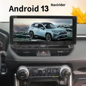 Para Toyota RAV4 2021 2020 Android 13 navegación todo en uno 12,3 pulgadas 1920*720 IPS pantalla táctil reproductor de vídeo Multimedia 2DIN Radio
