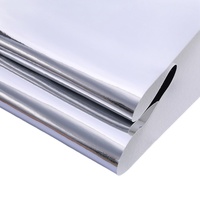 Tissu en cuir synthétique PU Rexine, surface miroir laser, 0,7 mm, brossé, haute brillance, décoration, sac, portefeuille, sac à dos, gants, papeterie