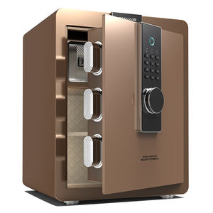 Caja Fuerte Pequeña de Acero A6-45 con Cerradura de Huella Digital y Código Electrónico para <span class=keywords><strong>Hogar</strong></span>, Hospital, Escuela, Dormitorio, Hotel, Banco - Product Image 2