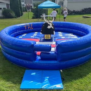 Parc d'attractions gonflable Taureau mécanique extérieur à louer Jeu d'équitation de taureau mécanique Cowboy - Product Image 2