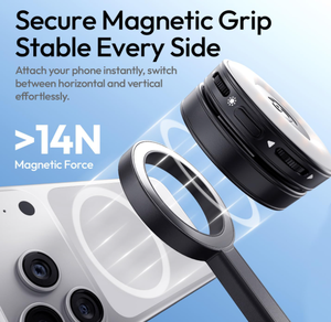 SK-21 Trépied portable magnétique à ouverture automatique de 1,8 m, perche à selfie et trépied de sol pour <span class=keywords><strong>iPhone</strong></span> 17 16 15 <span class=keywords><strong>14</strong></span>, idéal pour les voyages et les vlogs vidéo - Product Image 5