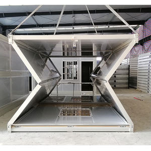 Contenedor plegable prefabricado Modular de uso multiocasión, contenedor plegable común para acampar para oficina - Product Image 1