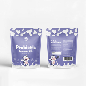 Sac d'emballage en mylar avec impression personnalisée logo fermeture à glissière zip-lock pour aliments pour animaux de compagnie collation fruits secs nourriture thé café plastique pochette debout - Product Image 4