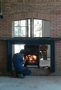 Stufa <span class=keywords><strong>a</strong></span> <span class=keywords><strong>Legna</strong></span> <span class=keywords><strong>in</strong></span> <span class=keywords><strong>Ghisa</strong></span> Resistente con Forno, Soluzione di Riscaldamento Durevole per Casa, Ufficio, Hotel e Glamping, Fornitore all'Ingrosso - Product Image 2